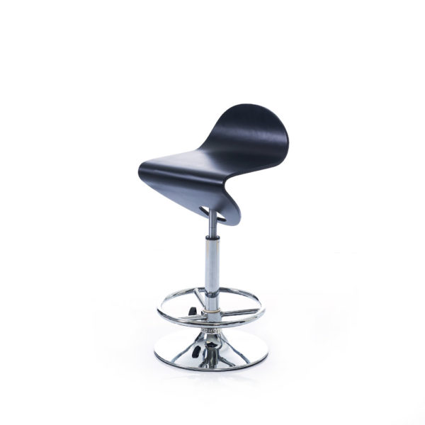 "NOX" BAR STOOL - BLACK