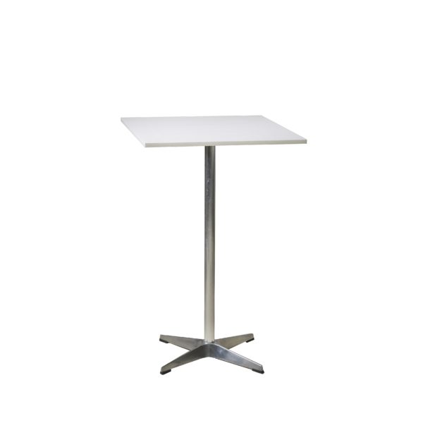 BAR TABLE- WHITE SQUARE