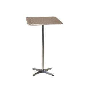 BAR TABLE - ALUMINUM, SQUARE