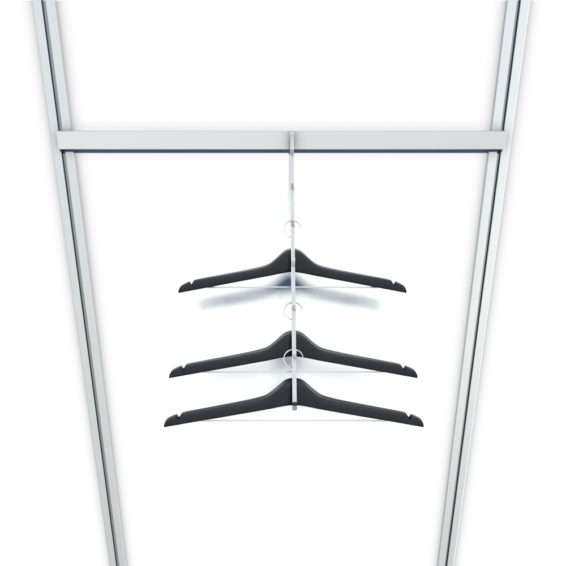 Peg for front hang profile