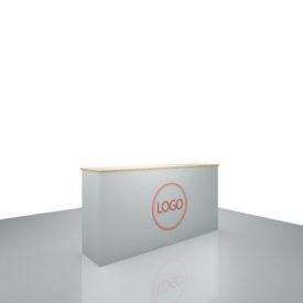 Desk with decor 200x50