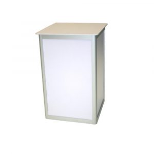 Podie - Hvitt 80 cm