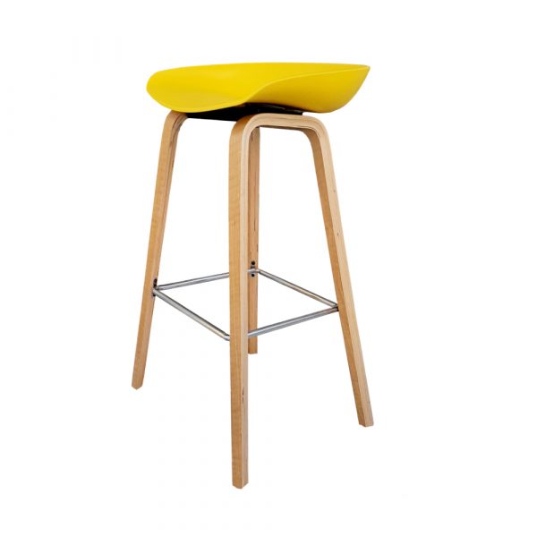 "PETRA" BARSTOOL - YELLOW