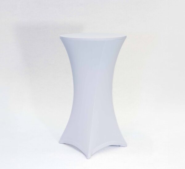 Stretch cloth for pub table - white