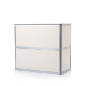 COUNTER WITH SLIDING DOORS - WHITE - Bilde 2