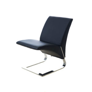 "LEAF" LOUNGE CHAIR - BLACK