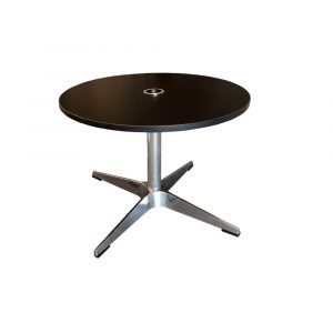 COFFEE TABLE, BLACK W/CHARGINGPOINT