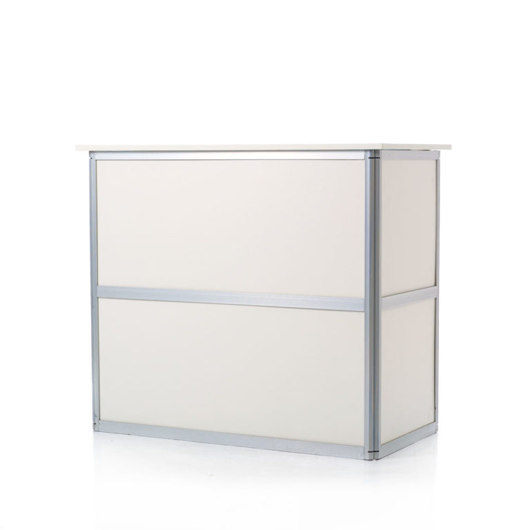 COUNTER WITH SLIDING DOORS - WHITE - Image 2