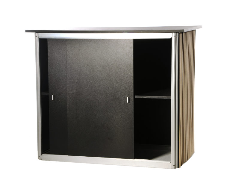 COUNTER W/ WOODEN SLATS - Image 2