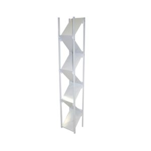 "WENDY" BROCHURE STAND - WHITE
