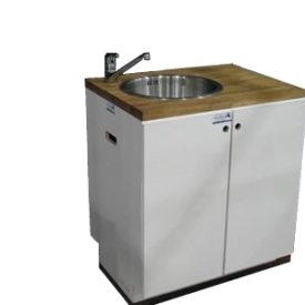 BENCH WITH SINK - HOT AND COLD WATER