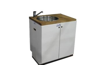 BENCH WITH SINK - HOT AND COLD WATER