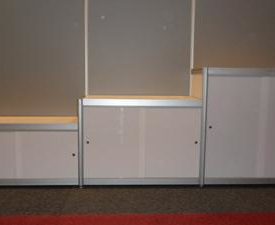 CABINET W/SLIDING DOORS - HEIGHT 95 CM