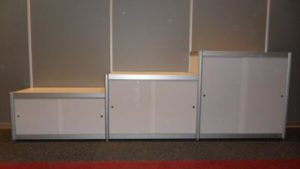 CABINET W/SLIDING DOORS - HEIGHT 95 CM