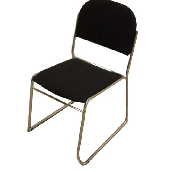 STOL - SVART/STÅL