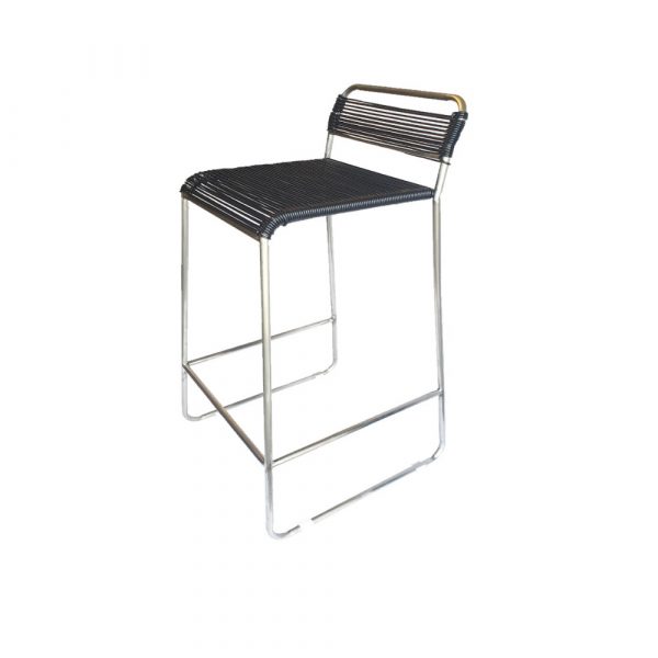 "STRING" BARSTOOL - BLACK