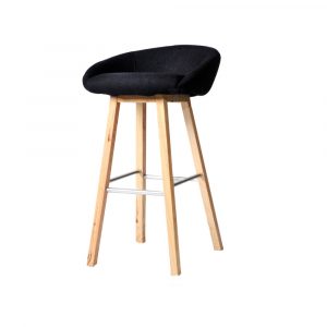 "PETTER" BARSTOOOL - BLACK