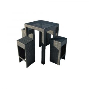 BAR SET RATTAN - 4 PAX
