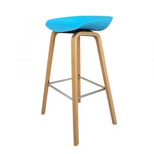 "PETRA" BARSTOOL - LIGHT BLUE
