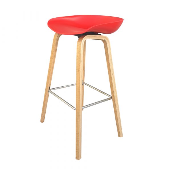 "PETRA" BARSTOOL - RED