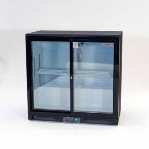 Refrigerator - sliding glass doors