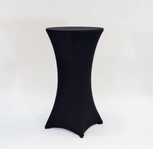 Stretch cloth for pub table - black