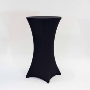 Stretch cloth for pub table - black