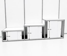 Cabinet with sliding doors - height 50 cm