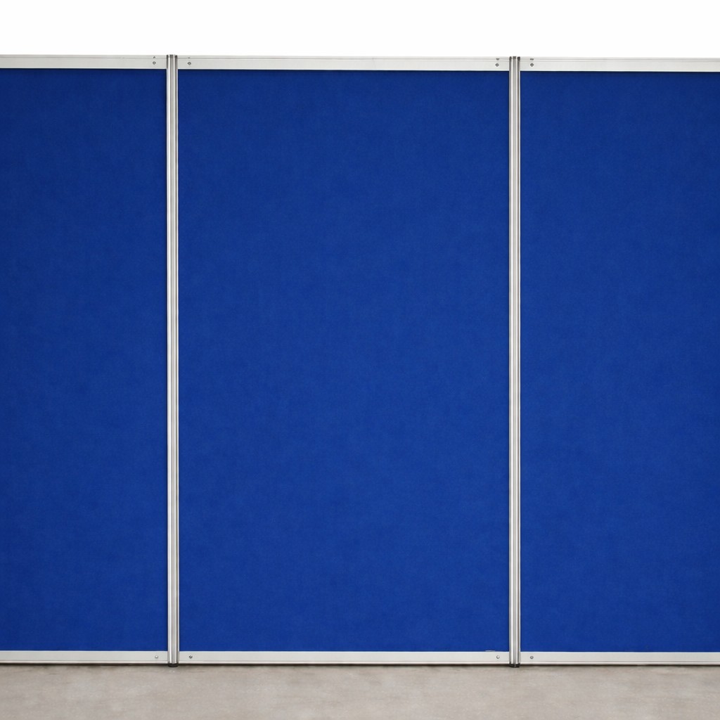 Exhibition walls 1m - blue