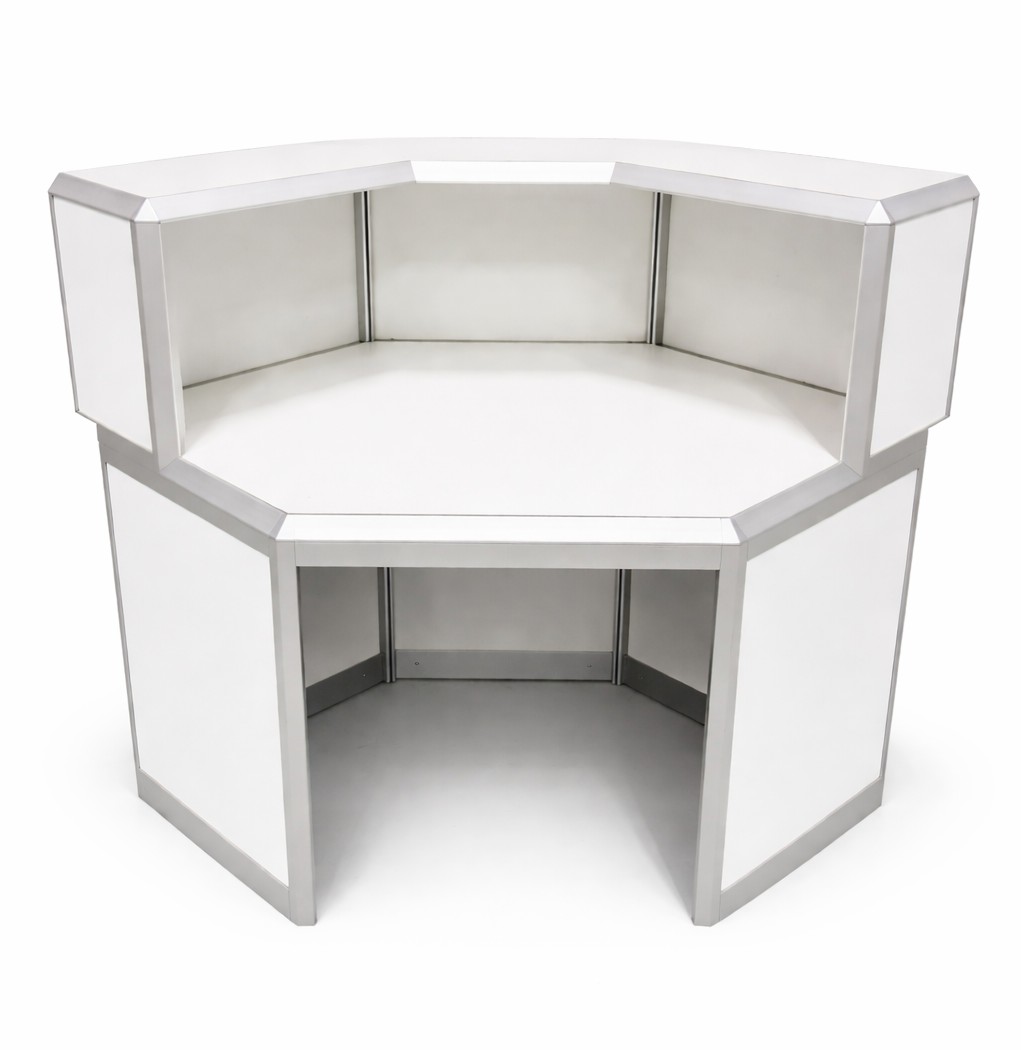 Bar counter – corner, white - Image 3
