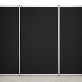 Exhibition walls 1m - black
