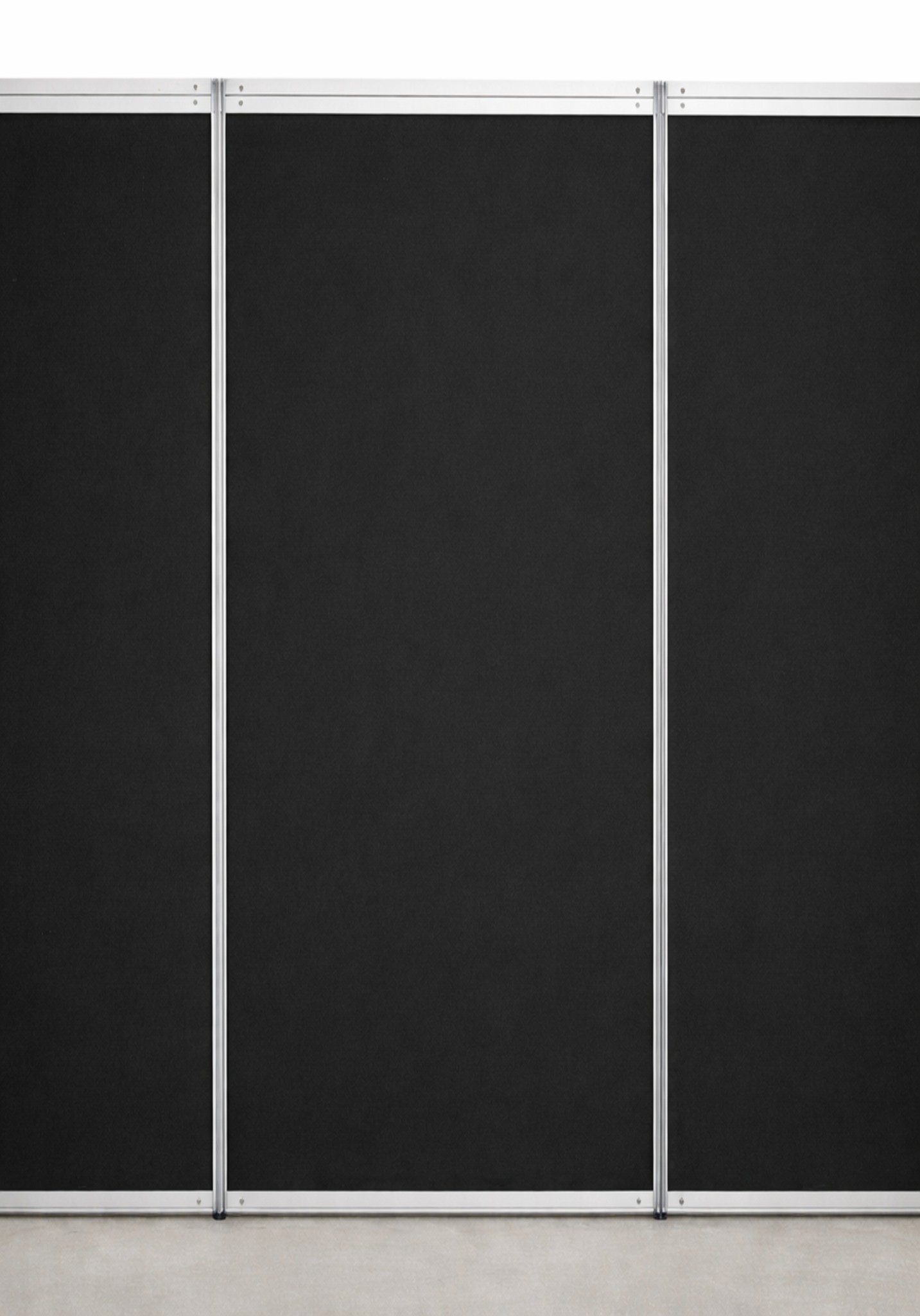 Exhibition walls 0,5m - black